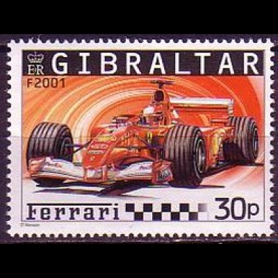 Gibraltar Mi.Nr. 1108 Ferrari Formel 1 Rennwagen F 2001 (30)