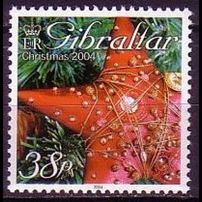 Gibraltar Mi.Nr. 1113 Weihnachten, Christbaumschmuck, Stern (38)
