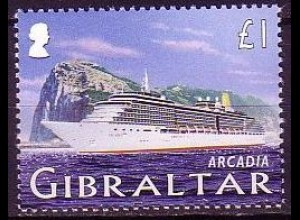 Gibraltar Mi.Nr. 1136 Kreuzfahrtschiff Arcadia (1)