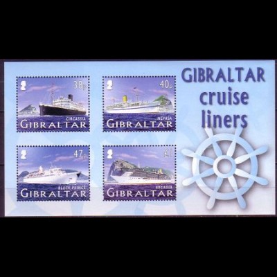 Gibraltar Mi.Nr. Block 67 Kreuzfahrtschiffe
