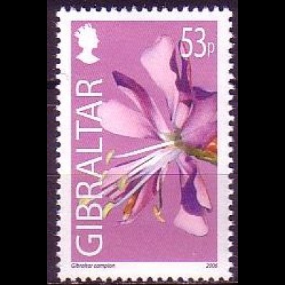 Gibraltar Mi.Nr. 1148 Wildblumen, Silene tomentotosa (53)