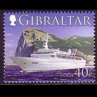 Gibraltar Mi.Nr. 1169 Kreuzfahrtschiff Coral (40)