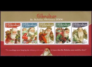 Gibraltar Mi.Nr. Block 74 Weihnachten, Weihnachtsmann
