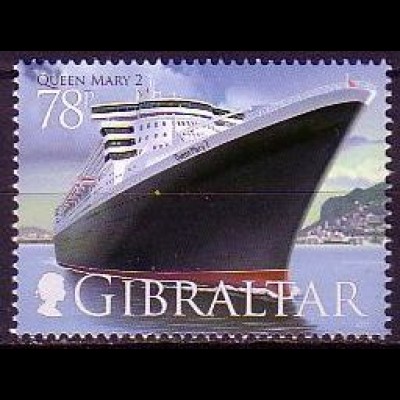 Gibraltar Mi.Nr. 1209 Kreuzfahrtschiff Queen Marie 2 (78)