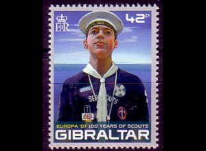 Gibraltar Mi.Nr. 1212 Europa 07, Pfadfinder um 1985 (42)