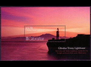 Gibraltar Mi.Nr. Block 81 SEPAC, Landschaften, Trinity Leuchtturm
