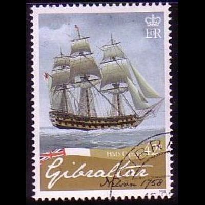 Gibraltar Mi.Nr. 1269 250. Geb. Lord Horatio Nelson, HMS Captain (42)