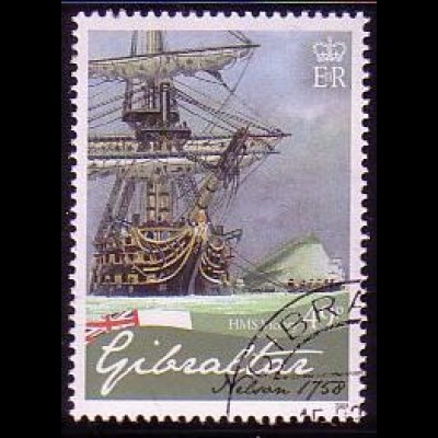 Gibraltar Mi.Nr. 1272 250. Geb. Lord Horatio Nelson, HMS Victory (49)