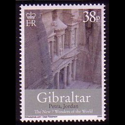Gibraltar Mi.Nr. 1276 Neue 7 Weltwunder, Felsenstadt Petra, Jordanien (38)