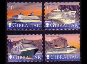 Gibraltar Mi.Nr. 1285-88 Kreuzfahrtschiffe (IV) (4 Werte)