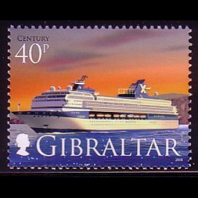Gibraltar Mi.Nr. 1285 Kreuzfahrtschiff Century (40)