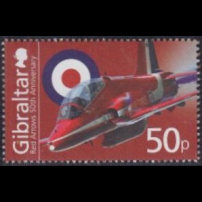 Gibraltar Mi.Nr. 1615 Kunstflugstaffel Red Arrows (50)