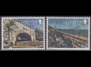 Gibraltar MiNr. 1840-41 Europa 18, Brücken (2 Werte)
