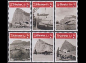 Gibraltar MiNr. 1858-63 100Jahre Royal Air Force (6 Werte)