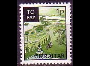 Gibraltar Porto Mi.Nr. 20 Alte Ansichten Gibraltars, Hafenbefestigung (1)