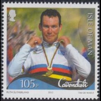 Insel Man Mi.Nr. 1790 Mark Cavendish, Radrennfahrer (105)