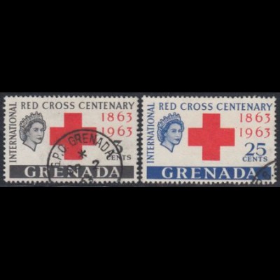 Grenada Mi.Nr. 190-91 100J. Int.Rotes Kreuz (2 Werte)