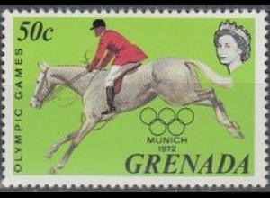 Grenada Mi.Nr. 475 Olympia 1972 München, Springreiten (50)