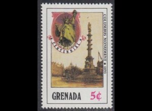 Grenada Mi.Nr. 1443 100J. Freiheitsstatue, Christoph-Kolumbus-Denkmal (5)