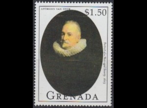 Grenada Mi.Nr. 4103 400.Geb. van Dyck, Gemälde Porträt siebzigjähr.Mannes (1,50)