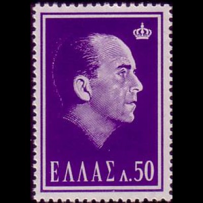 Griechenland Mi.Nr. 836 König Paul I. (50)