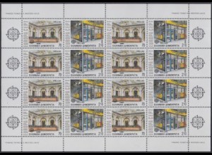 Griechenland Mi.Nr. Klbg.1742-43A Europa 90, Postalische Einrichtungen Postämter