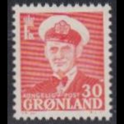 Grönland Mi.Nr. 44 Freim. König Frederik IX (30)