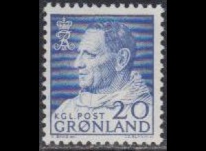 Grönland Mi.Nr. 52 Freim. König Frederik IX (20)