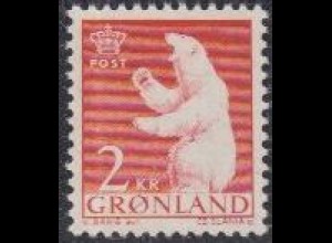 Grönland Mi.Nr. 59 Freim. Eisbär (2)