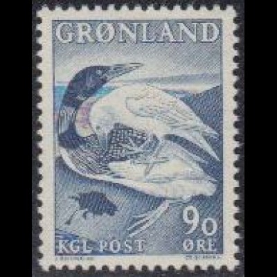 Grönland Mi.Nr. 68 Grönländische Sagen, Wie der Eistaucher und der Rabe .. (90)