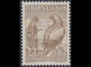 Grönland Mi.Nr. 73 Grönländische Sagen, Das Mädchen .. Adler entführt wurde (80)