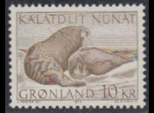Grönland Mi.Nr. 83 Freim. Grönlands Tierwelt, Walross (10)
