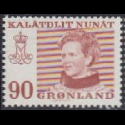 Grönland Mi.Nr. 90 Freim. Königin Margrethe II (90)