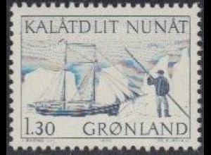 Grönland Mi.Nr. 93 Freim. Postbeförderung, Grönlandschoner (1.30)