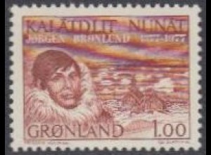 Grönland Mi.Nr. 104 100.Geb. Jorgen Bronlund, Dolmetscher (1.00)