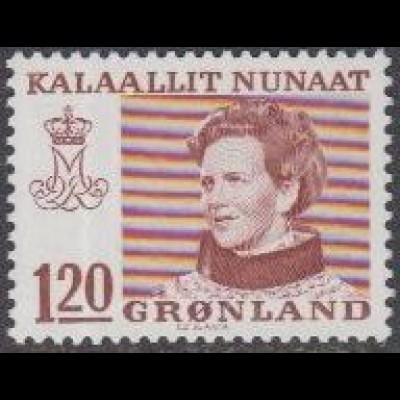 Grönland Mi.Nr. 107 Freim. Königin Margrethe II (1.20)