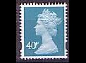 Großbritannien Mi.Nr. 2205 Königin Elisabeth II, schwärzlichtürkisblau (40)