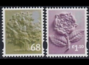 GB-England Mi.Nr. 30-31 Freim.Landeswahrzeichen (2 Werte)