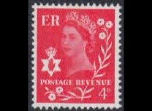 GB-Nordirland Mi.Nr. 10 Freim.Königin Elisabeth II (4)