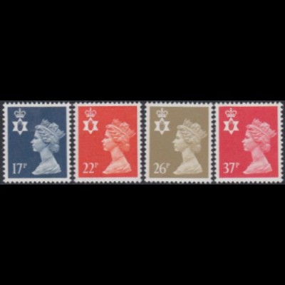 GB-Nordirland Mi.Nr. 55-58 Freim.Königin Elisabeth II (4 Werte)