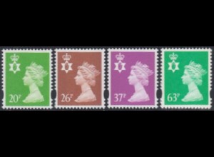 GB-Nordirland Mi.Nr. 71-74CS Freim.Königin Elisabeth II (4 Werte)