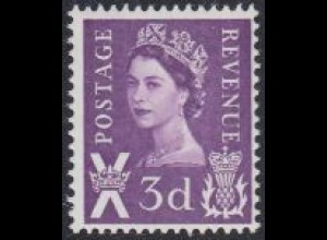 GB-Schottland Mi.Nr. 7 Freim.Königin Elisabeth II (3)