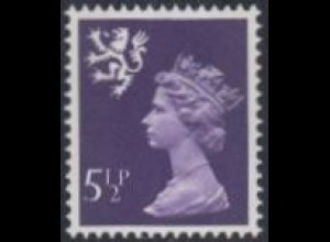 GB-Schottland Mi.Nr. 18 Freim.Königin Elisabeth II (5 1/2)