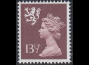 GB-Schottland Mi.Nr. 30 Freim.Königin Elisabeth II (13 1/2)