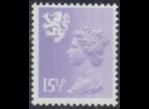 GB-Schottland Mi.Nr. 37A Freim.Königin Elisabeth II (15 1/2)