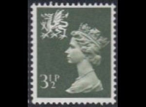 GB-Wales Mi.Nr. 15 Freim.Königin Elisabeth II (3 1/2)