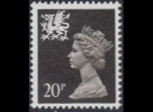GB-Wales Mi.Nr. 53 Freim.Königin Elisabeth II (20)