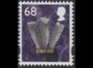 GB-Wales Mi.Nr. 86 Freim.Federbusch (68)