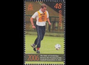 Guernsey Mi.Nr. 1382 30.Geb. Prinz William, Präsident Fußballverband (48)