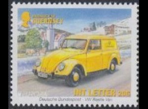 Guernsey Mi.Nr. 1420 Postfahrzeuge, Europa 2013, VW-Käfer Kastenwagen (-)
